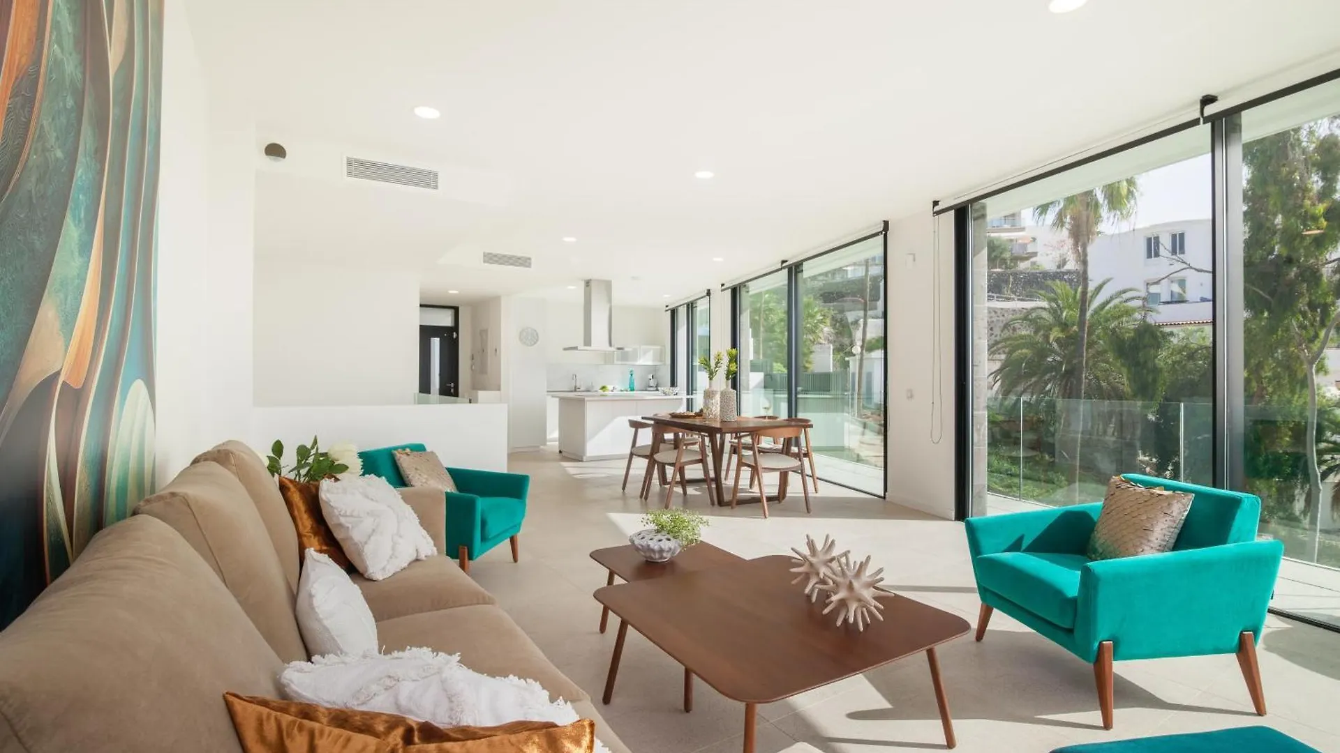 200M² New Villa D With Private, Heated Pool And Amazing Ocean View. 阿德耶 西班牙